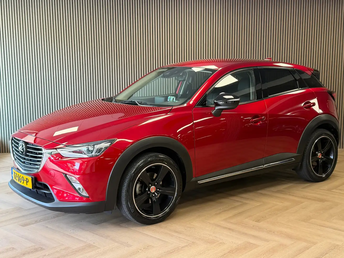 Mazda CX-3 2.0 SkyActiv-G 120 GT-M AUT NAVI LED HEAD UP ACC C Rood - 1