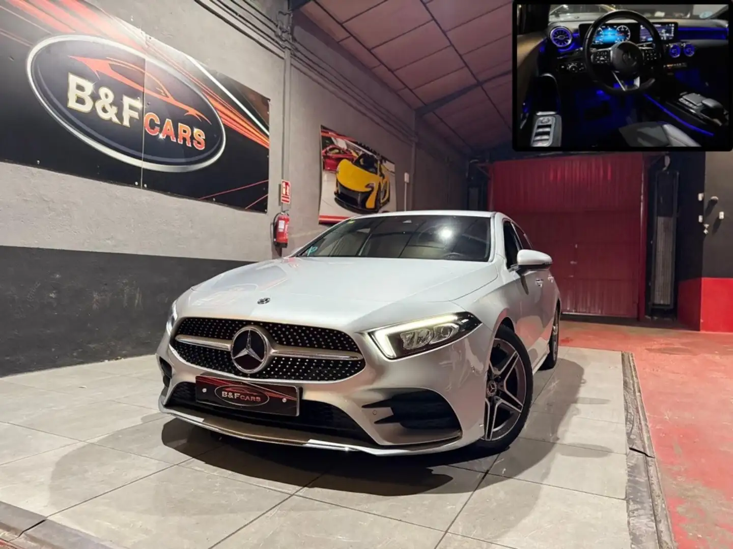 Mercedes-Benz A 180 180d 7G-DCT Plateado - 1