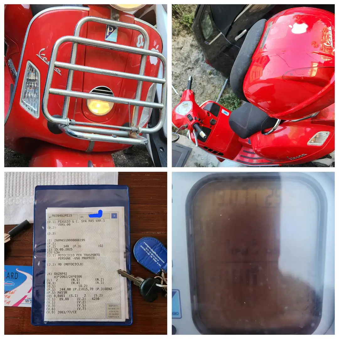 Vespa GTS 250ie permuta Czerwony - 1