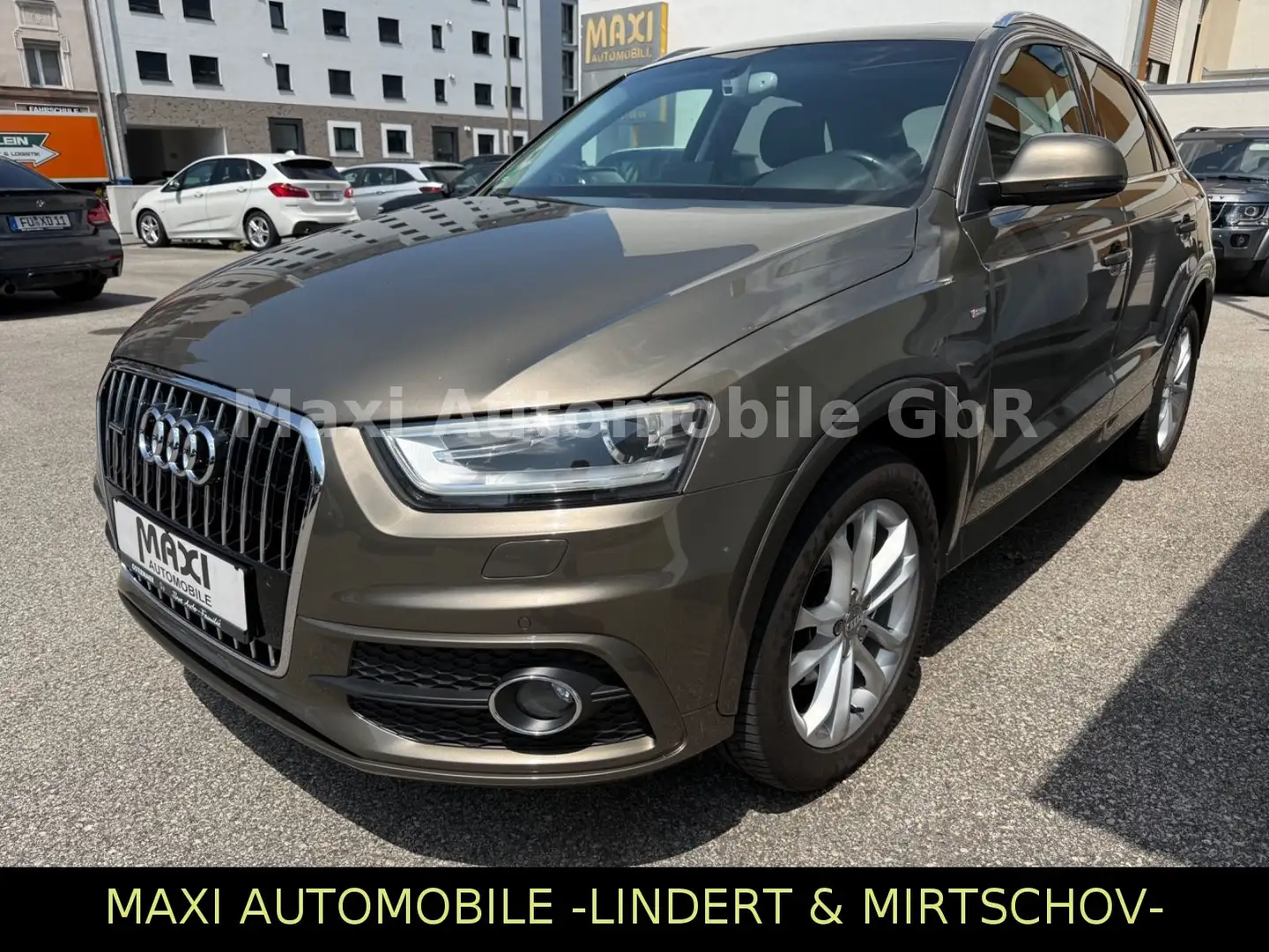 Audi Q3 2.0 TDI S Line quattro-1 HAND-NAV-XEN-PAN-AHK Brun - 2