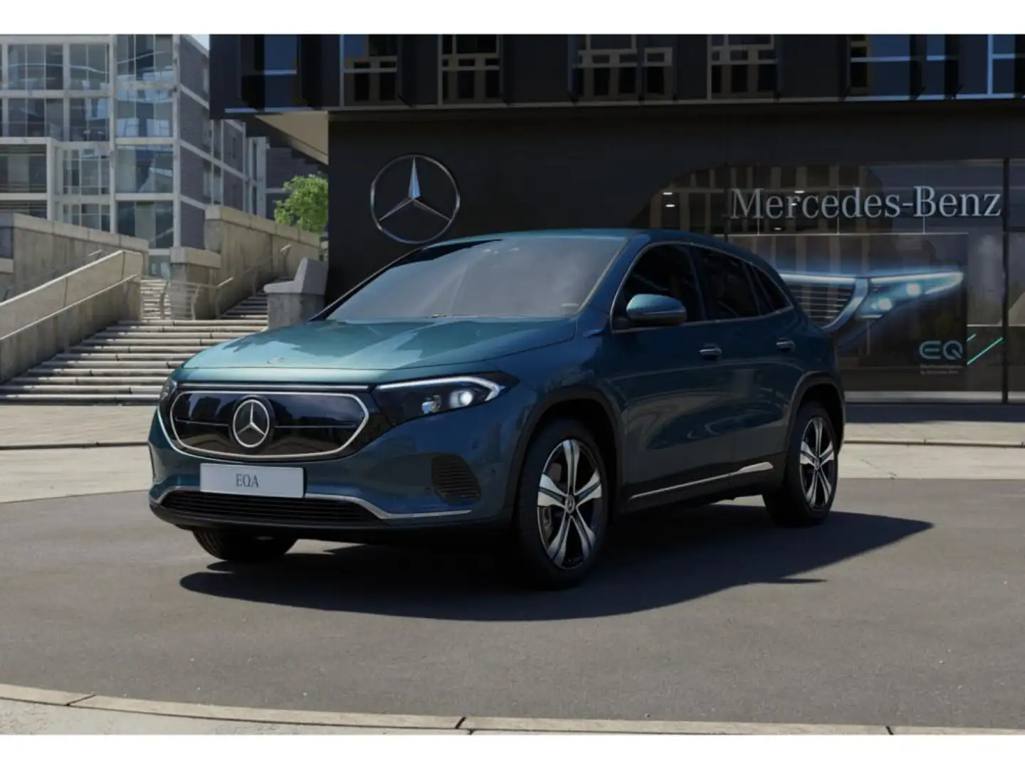 Mercedes-Benz EQA 250 RüKam+MBUX+LED+19+Sitzhzg+Keyless-GO Blau - 1