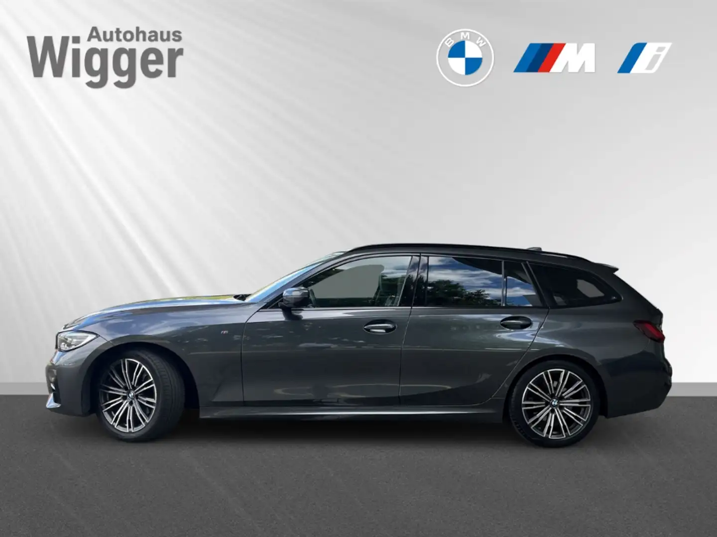 BMW 320 d Touring/M Sport/Panoramadach/Navigation Grau - 2