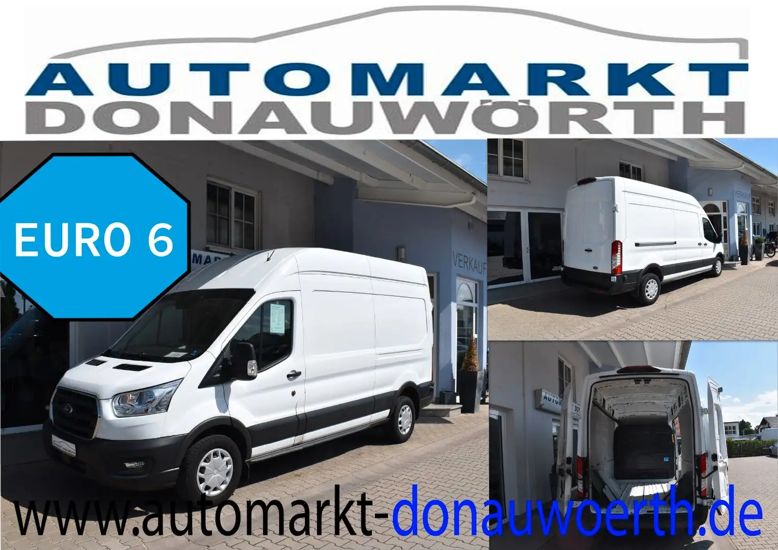 Ford Transit Kasten 350 L3H3 Trend Klima Tempomat PDC Bianco - 1