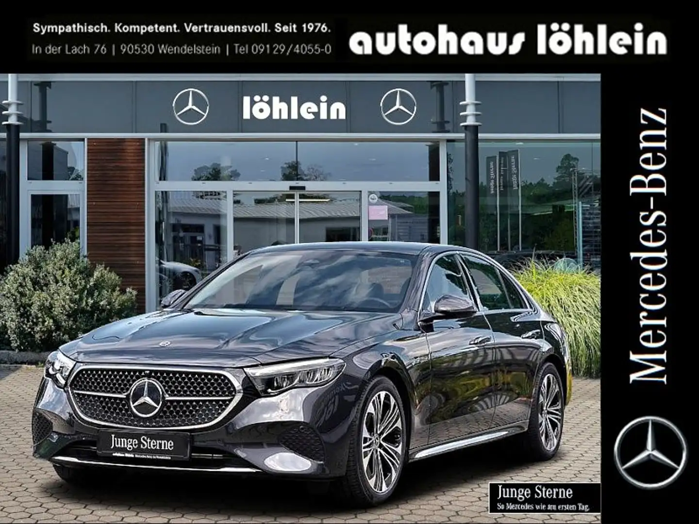 Mercedes-Benz E 220 d AVANTGARDE ADV PANO+DISTRO+KAM+TOTW+19'' Gris - 1