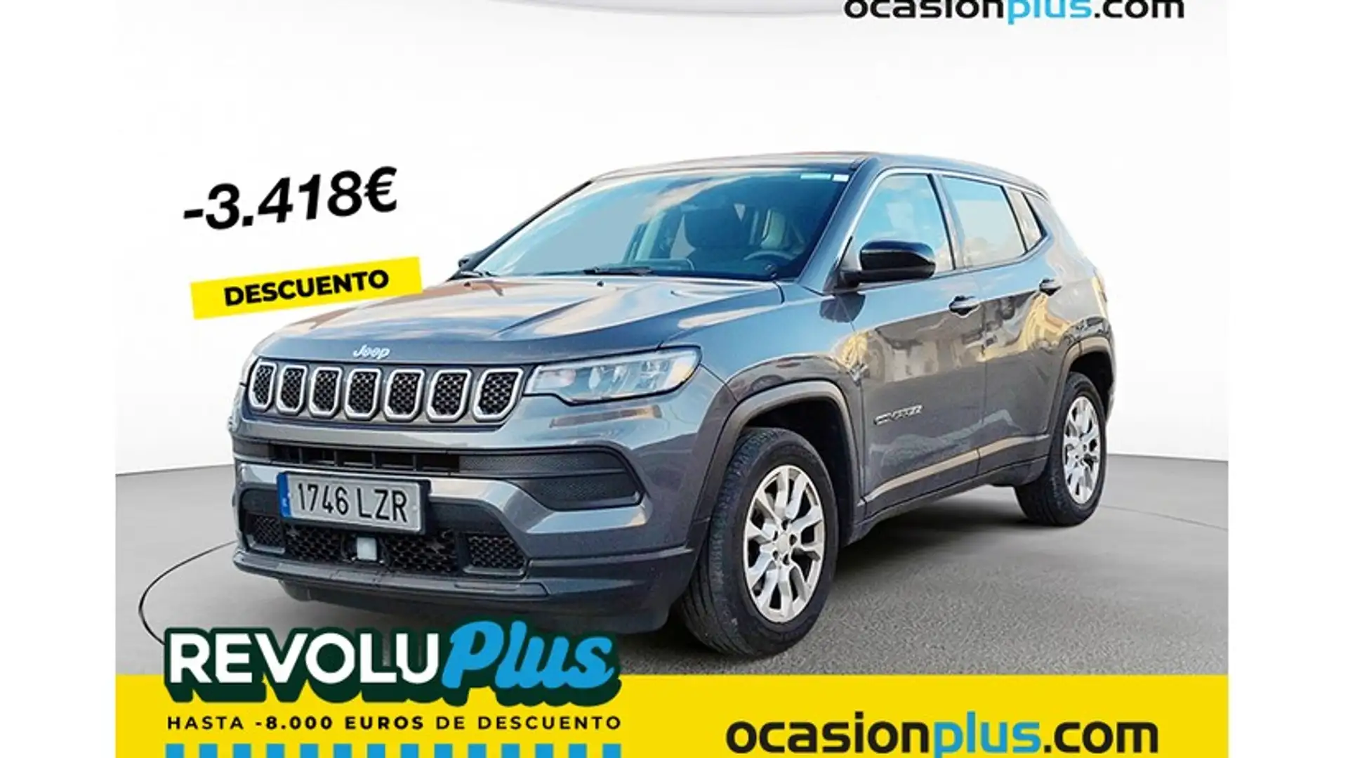 Jeep Compass 1.3 Gse T4 Longitude 4x2 130 Gris - 1