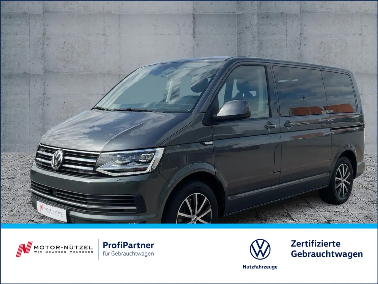 Volkswagen T6 Multivan 2.0TDI 4M DSG GENERATION SIX NAV+AHK Gris - 1