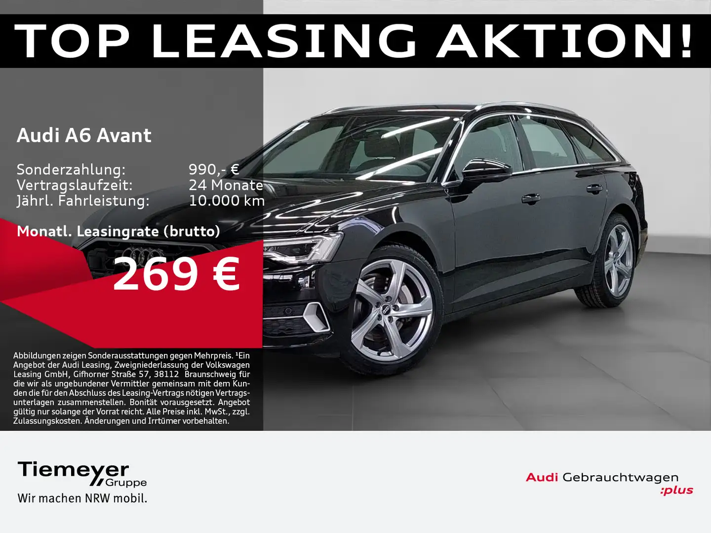 Audi A6 45 TFSI ADVANCED LM19 KAMERA MATRIX AHK Schwarz - 1