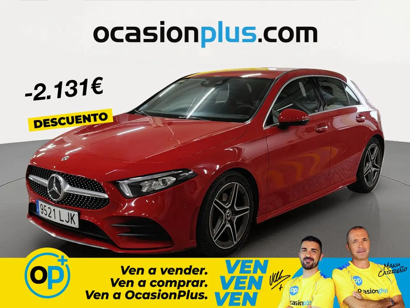 Mercedes-Benz A 200 200d 8G-DCT Rojo - 1