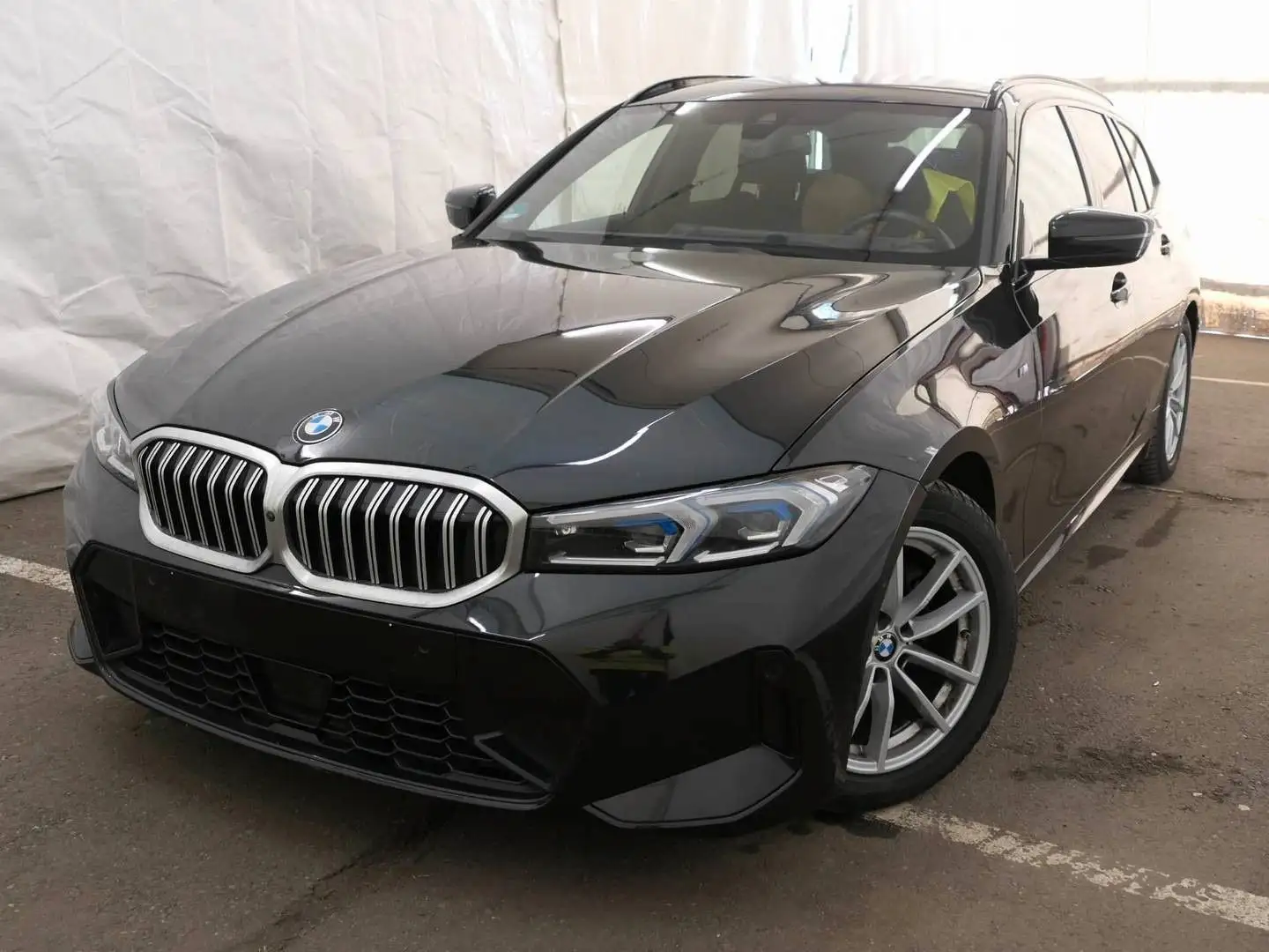 BMW 318 d Touring M Sport FL2 ACC AHK HiFi HUD 360° Noir - 2