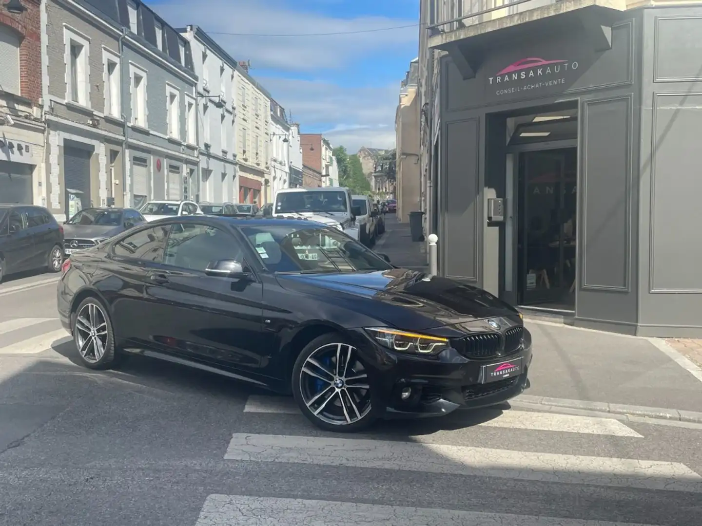 BMW 435 SERIE COUPE F32 LCI 435d xDrive 313 ch BVA8 M Spor Zwart - 1