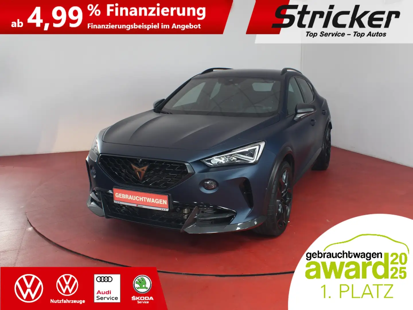 CUPRA Formentor VZ5 2.5TSI 4M DSG 474,-ohne Anzahlung ACC Navi Tr Blau - 1