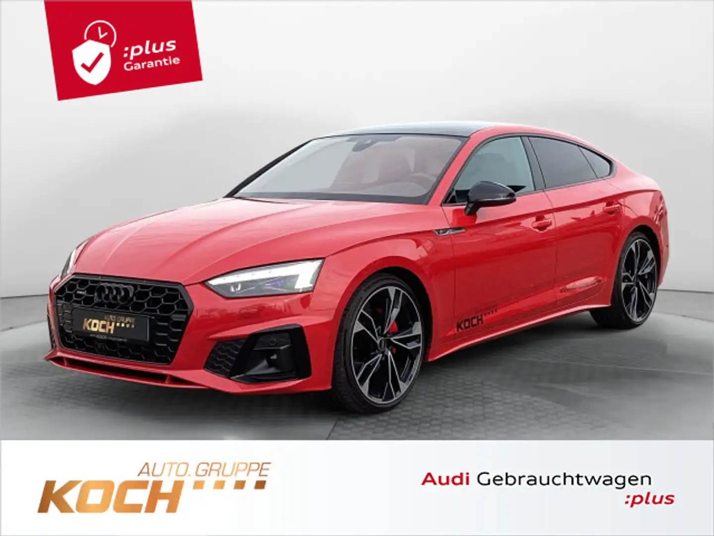 Audi A5 40 TDI q. Matrix, AHK, S-Sportsitze Rot - 1