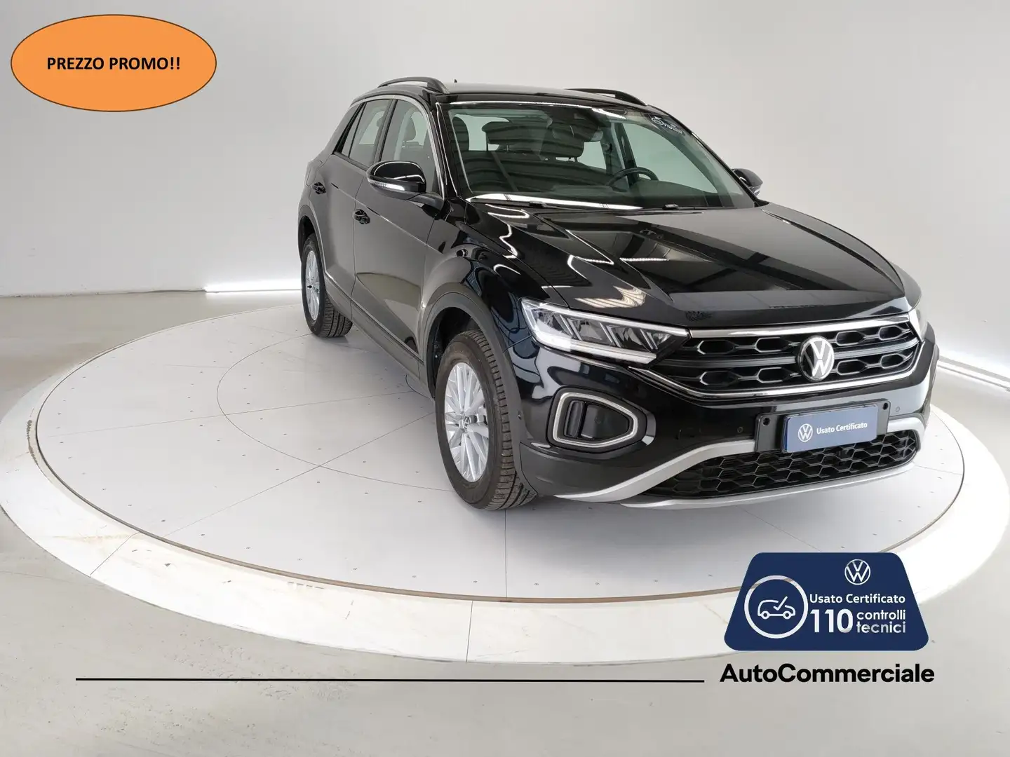 Volkswagen T-Roc 2.0 TDI SCR 150 CV DSG Life Nero - 1