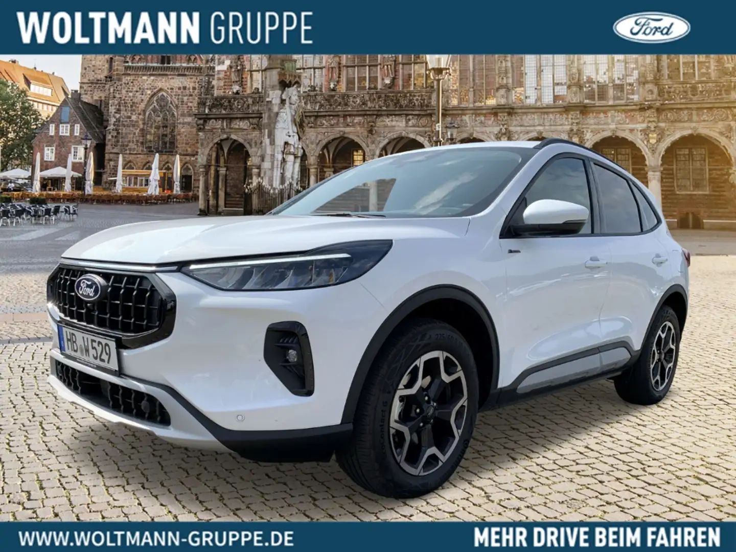 Ford Kuga neues Mod.!!  Active  Hybrid FHEV ALLRAD, AHK, 2,1 Blanc - 1