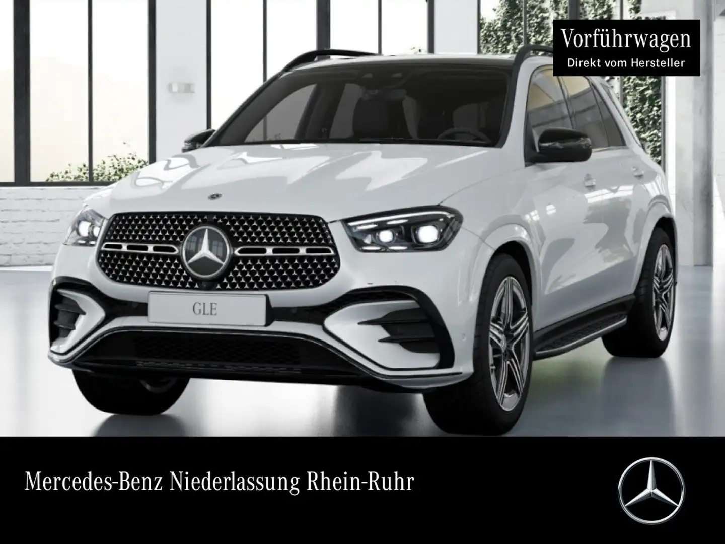 Mercedes-Benz GLE 450 d 4M AMG+NIGHT+PANO+360+AHK+MULTIBEAM+HUD Weiß - 1