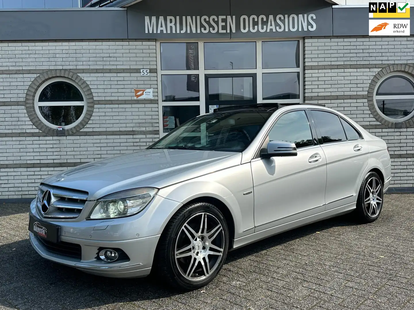 Mercedes-Benz C 200 K Business Class Elegance |Pano,Cruise,Stoelvw|| Argento - 1