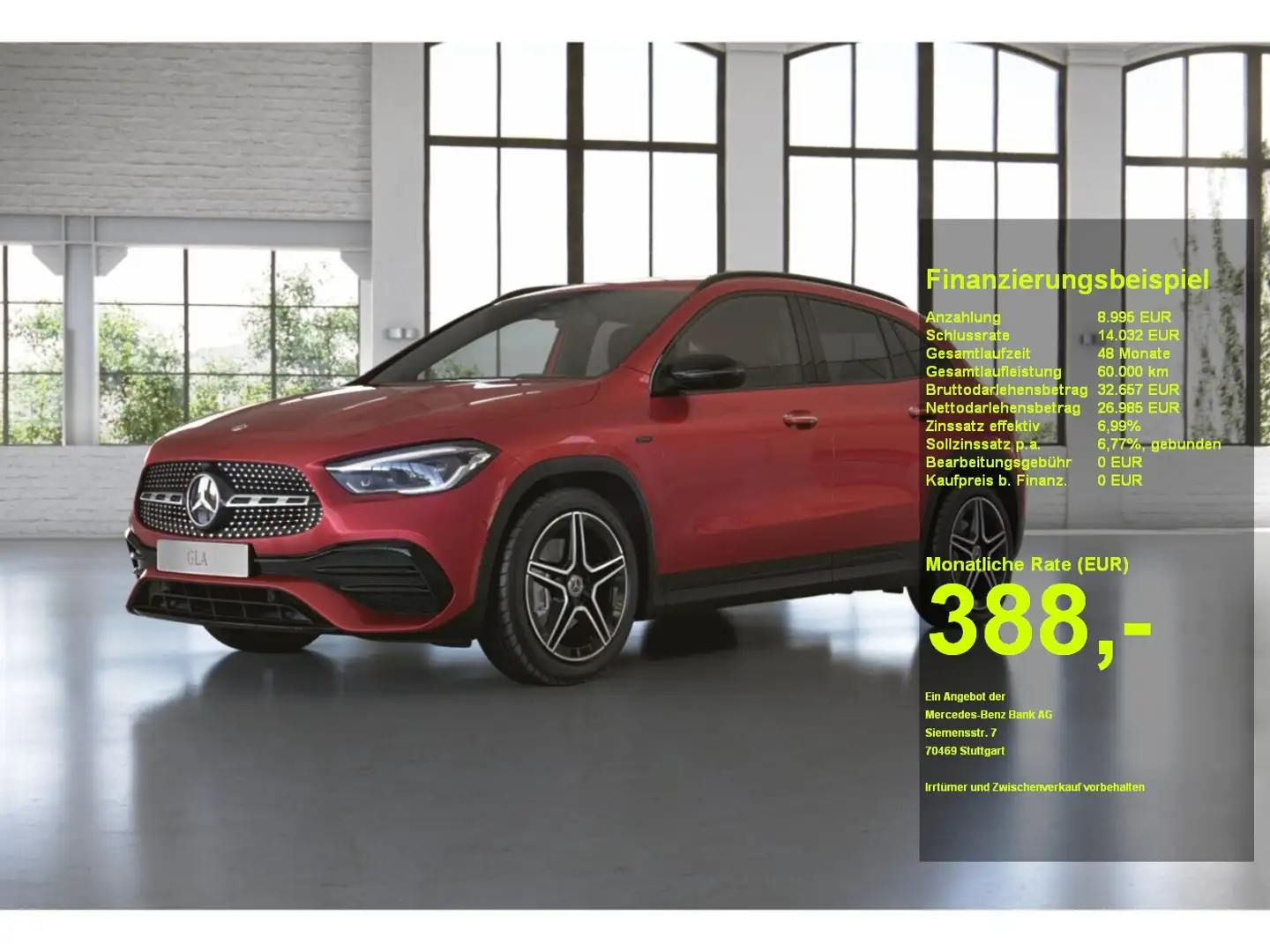 Mercedes-Benz GLA 250 e +AMG+Memory+Night+MBUX+KAMERA+AHK+NAVI Rot - 1