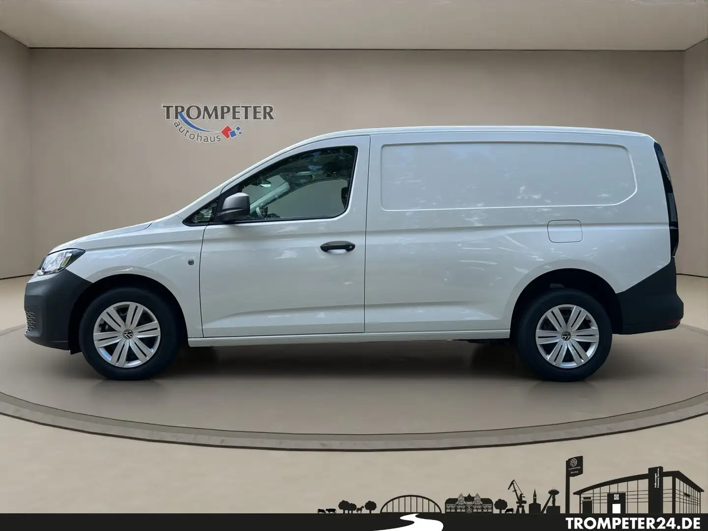 Volkswagen Caddy 2,0 TDI Maxi 75KW Weiß - 2