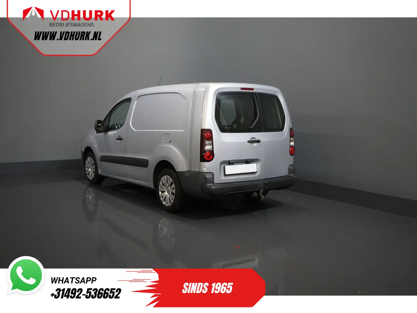 Citroen Berlingo 1.6 HDI 90 pk L2 EXPORT ONLY 3 Pers./ NL-auto/ Nav Zilver - 2