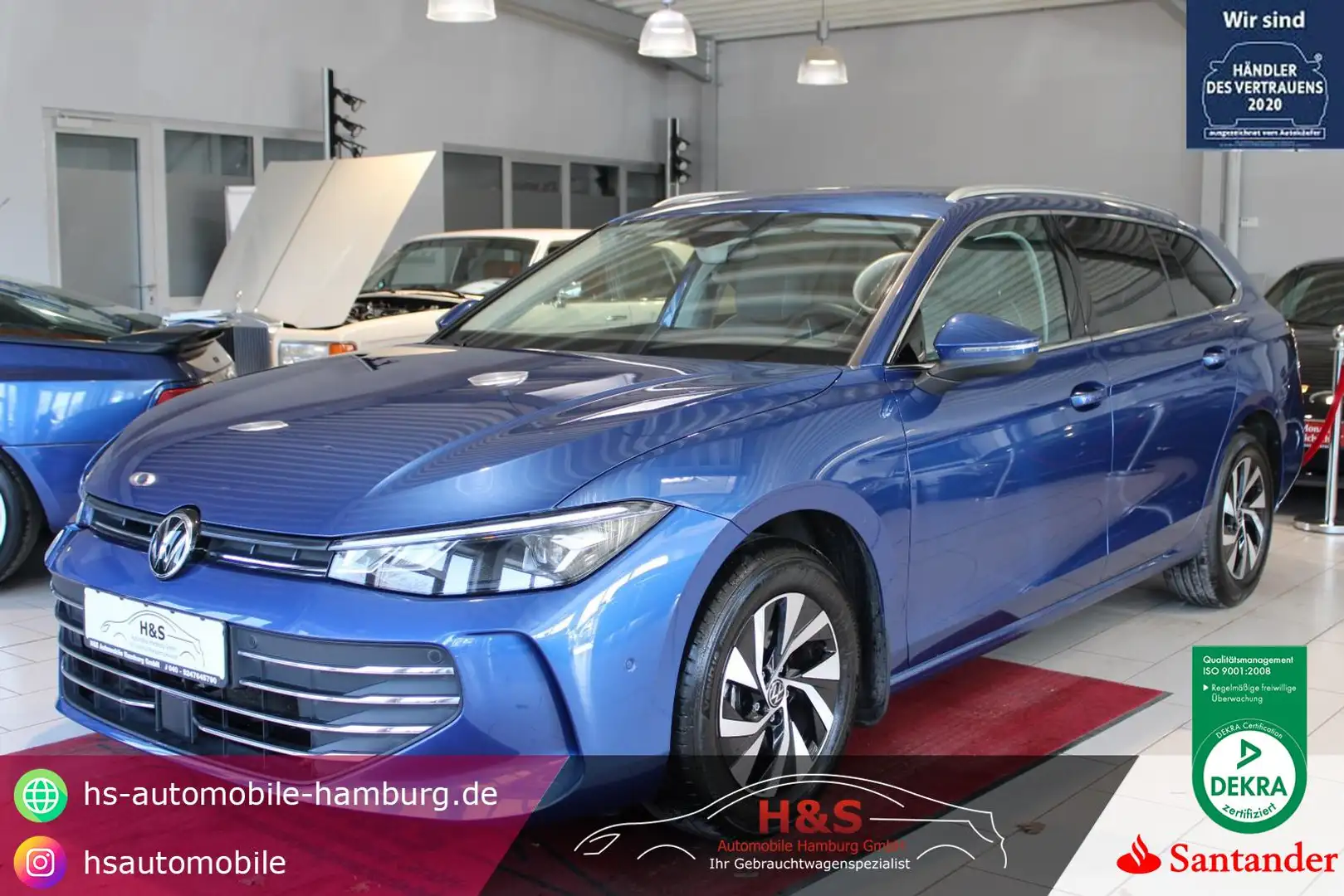 Volkswagen Passat Variant 1.5 eTSI Business*AHK/KAMERA* Blau - 1