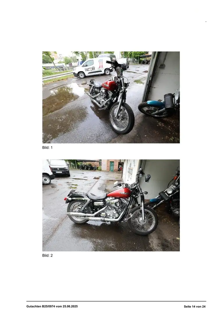 Harley-Davidson Dyna Super Glide FXDC Fahrbereit, Unfallfshrzeug Schwarz - 1