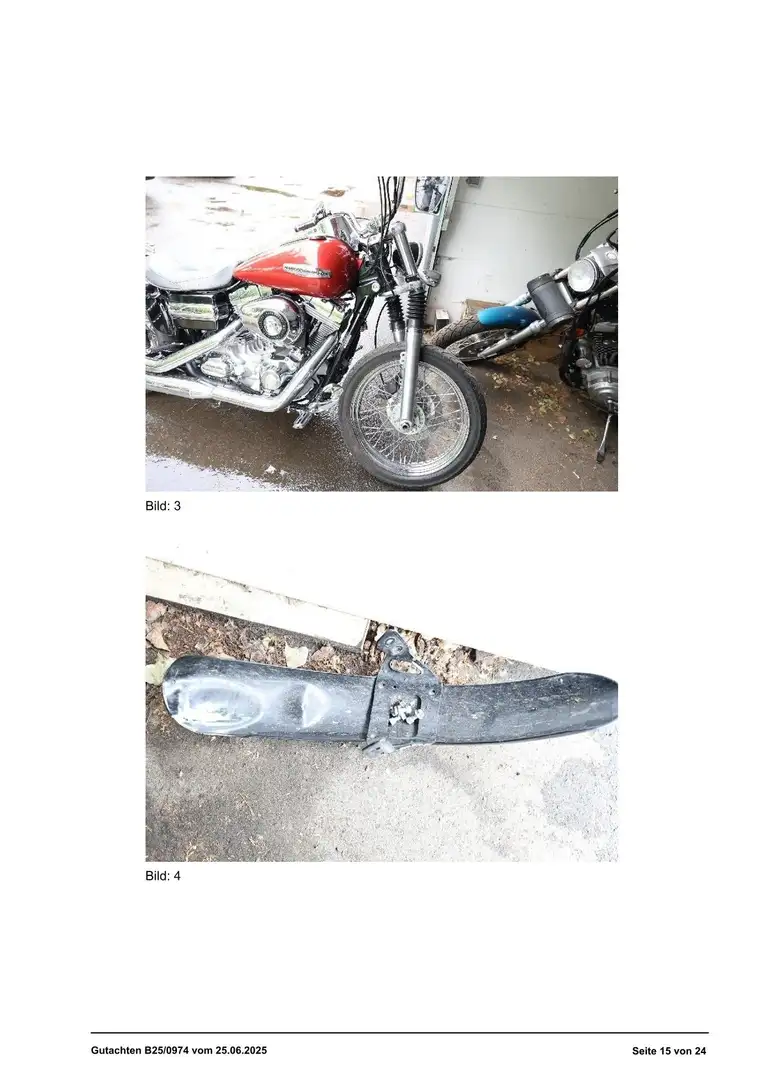 Harley-Davidson Dyna Super Glide FXDC Fahrbereit, Unfallfshrzeug Schwarz - 2
