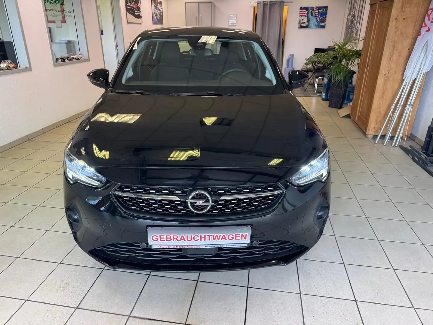 Opel Corsa F Elegance /1.HAND/NAVI/KLIMA/KAMERA Schwarz - 2