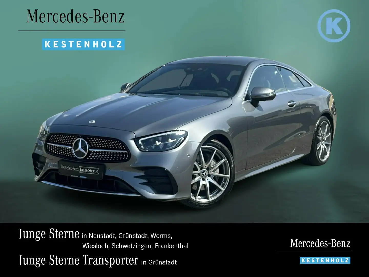 Mercedes-Benz E 200 E 200 AMG+STHZ+360°+BURME+HUD+KEYL+TWA+AIRSCARF Grau - 1