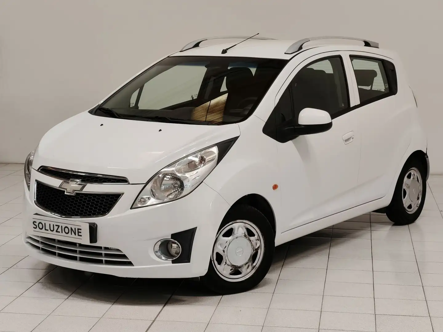 Chevrolet Spark Spark 1.0 LS NEOPATENTATI OK  BENZ / GPL Bianco - 1