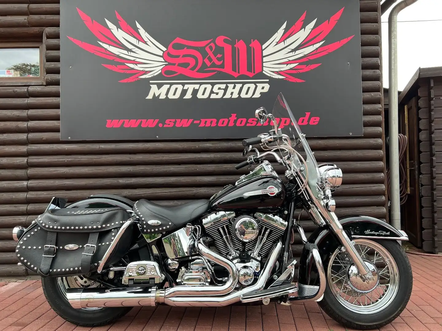 Harley-Davidson FLSTCI Heritage Softail Classic *Big Bore,Penzl* Schwarz - 1