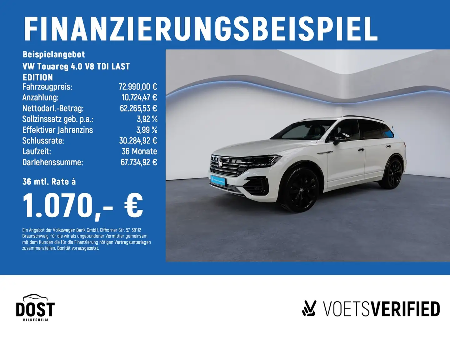 Volkswagen Touareg 4.0 V8 TDI LAST EDITION 146 von 400 Weiß - 2