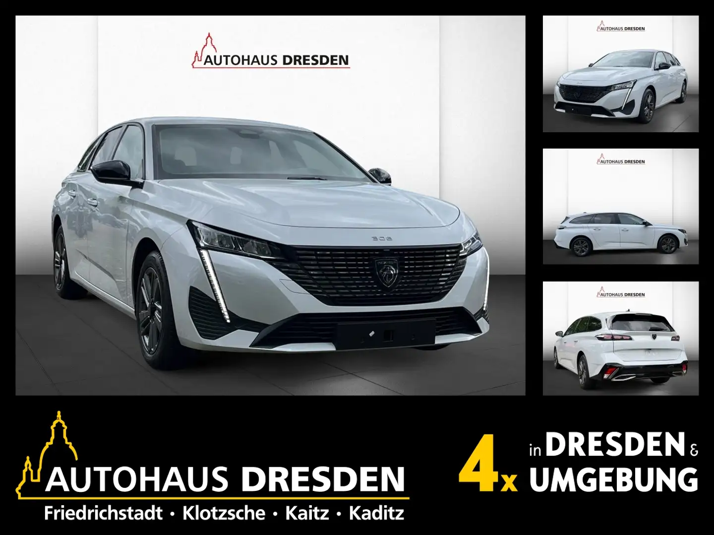 Peugeot 308 1.2 PureTech 130 SW LED/ NAVI / DAB / Blanc - 1