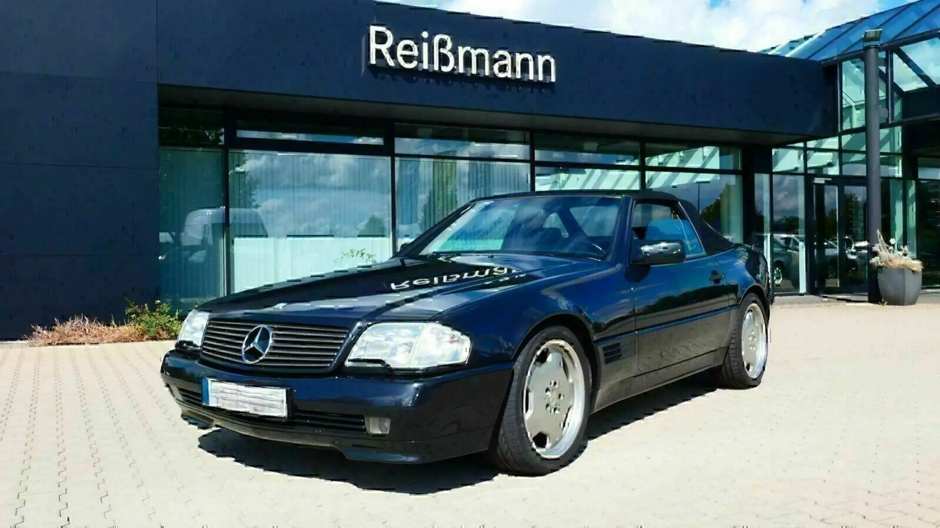 Mercedes-Benz SL 500 500 SL H- Kennzeichen/ Gutachten, Klima, 2+2 Sit Bleu - 1