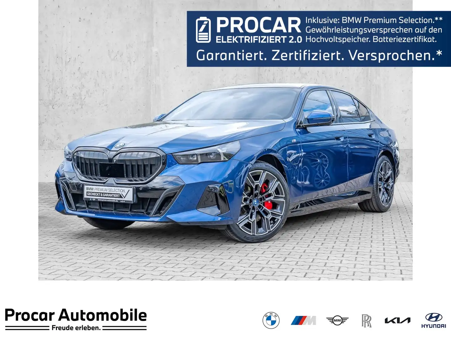 BMW 550 e xDrive M Sport HUD PANO ACC AHK 360°KAM LM Blau - 1