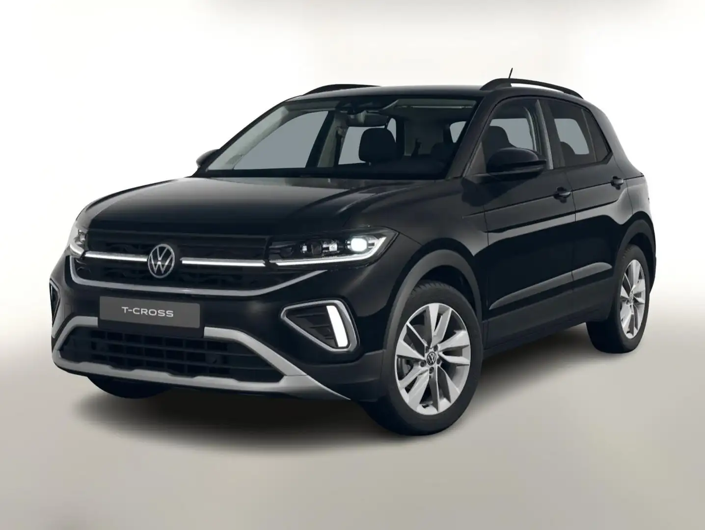 Volkswagen T-Cross DSG Matrix 2ZKlima PrivG KAM R2D SHZ PDC 85 kW ... Schwarz - 1