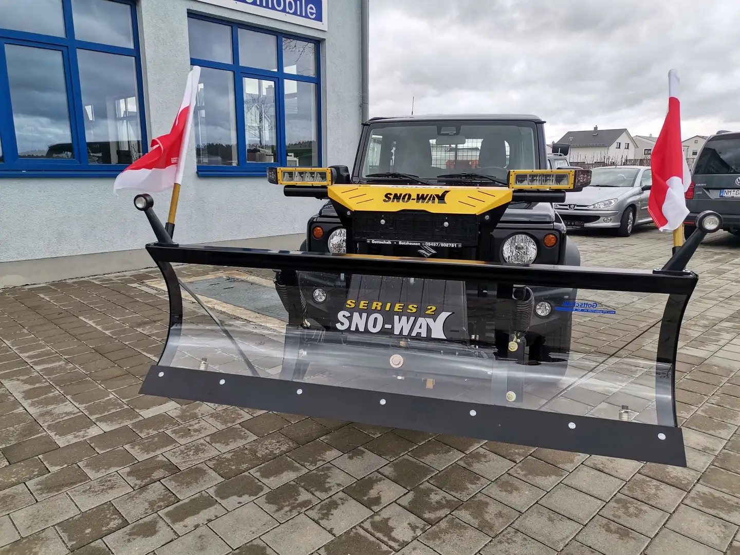 Suzuki Jimny WINTERDIENST Schneepflug AUTOMATIK SNO-WAY LEHNER Schwarz - 2