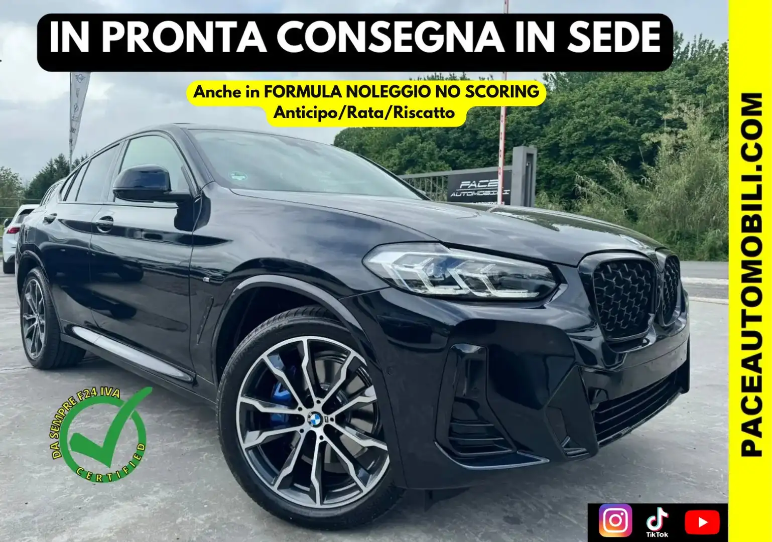 BMW X4 MSPORT M SPORT M-SPORT FRENI BLACK PACK KAMERA 20" Nero - 1