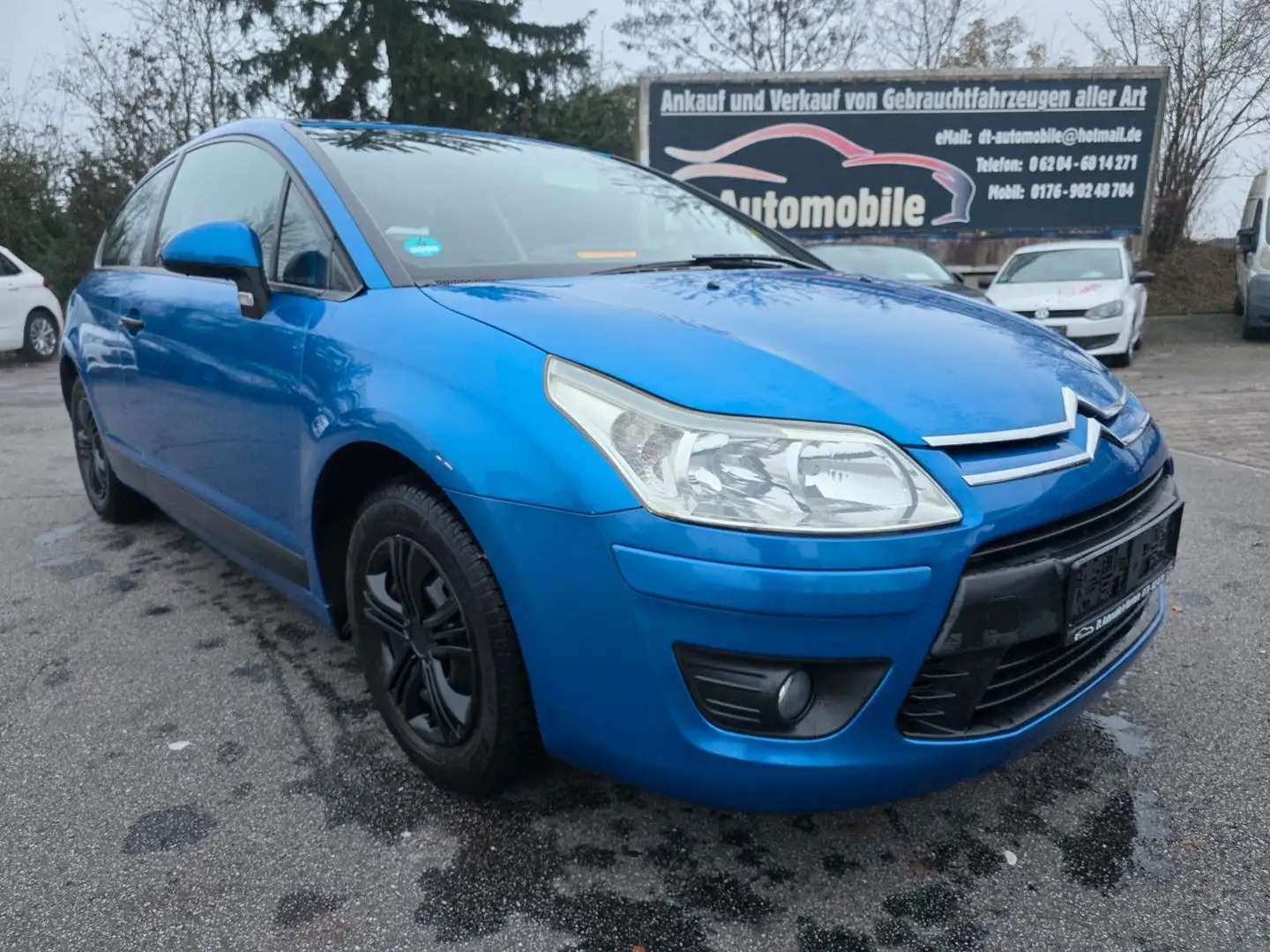 Citroen C4 1.6 VTI 120 VTR/ Tüv-Neu/Klima/8 Fach Blau - 1