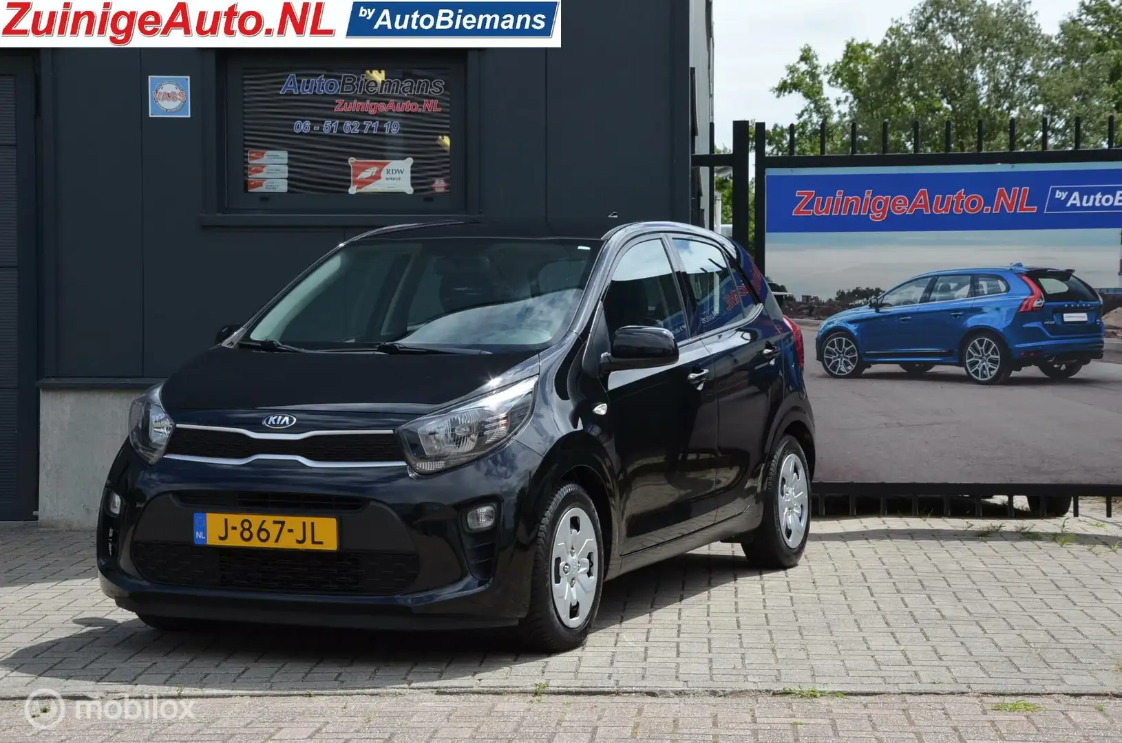 Kia Picanto 1.0i ComPlusLine Apple carplay Camera 2020 Zwart - 1