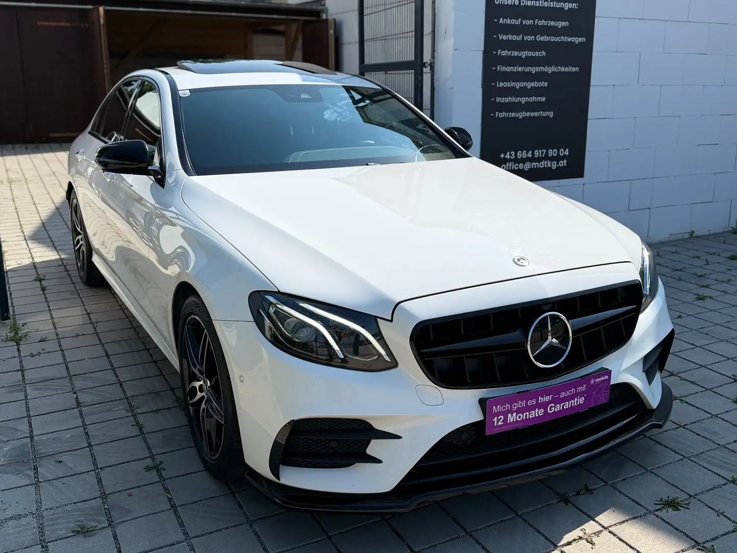 Mercedes-Benz E 350 d AMG-Line|E-53Look|Schiebe|Distronic|Burmester| Bianco - 2