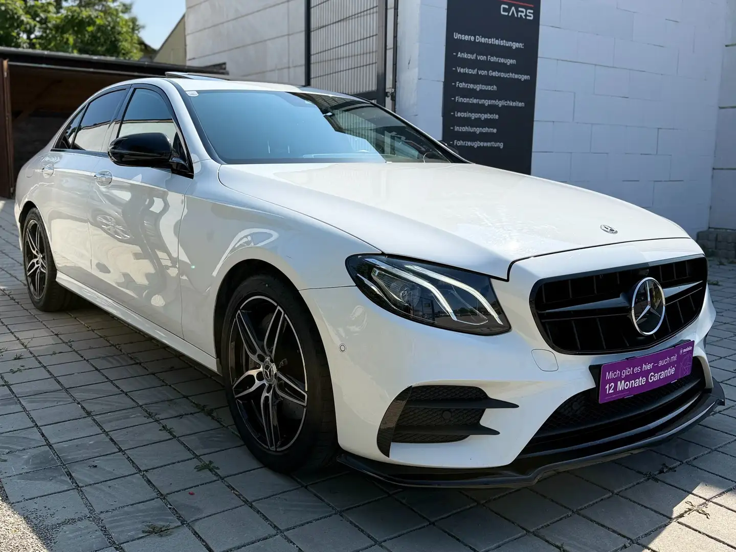 Mercedes-Benz E 350 d AMG-Line|E-53Look|Schiebe|Distronic|Burmester| Bianco - 1