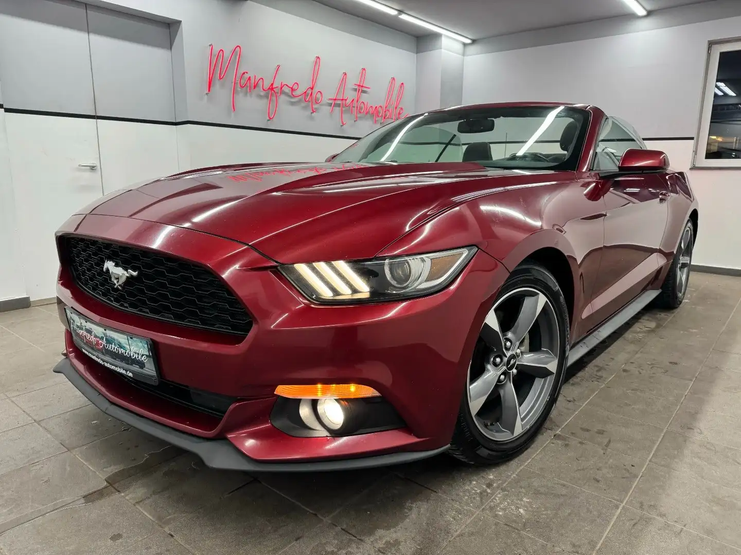 Ford Mustang 3.7 V6 Cabrio/Tüv Neu/R.Kam/Keyless/TOP Rojo - 1