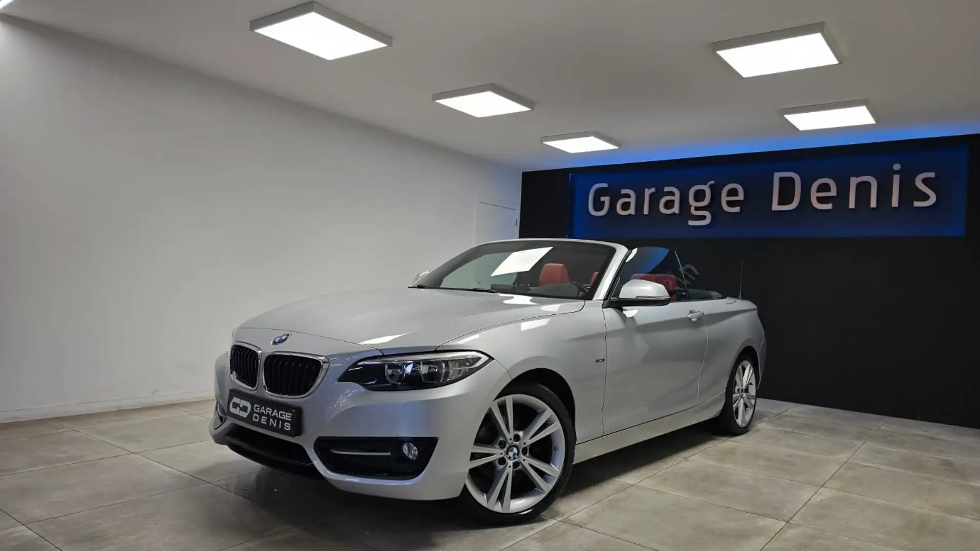 BMW 218 Cabriolet *PACK SPORT*GPS*LED*CUIR*GARANTIE* Blanc - 1