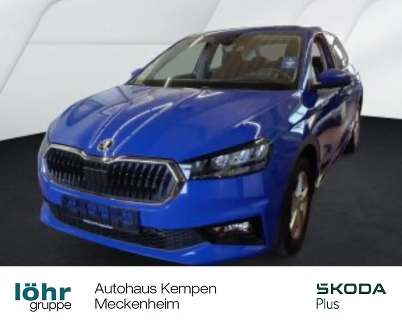 Skoda Fabia 1.0 TSI DSG Selection 15"LMF RFK+PDC Klima LED ... Blau - 1