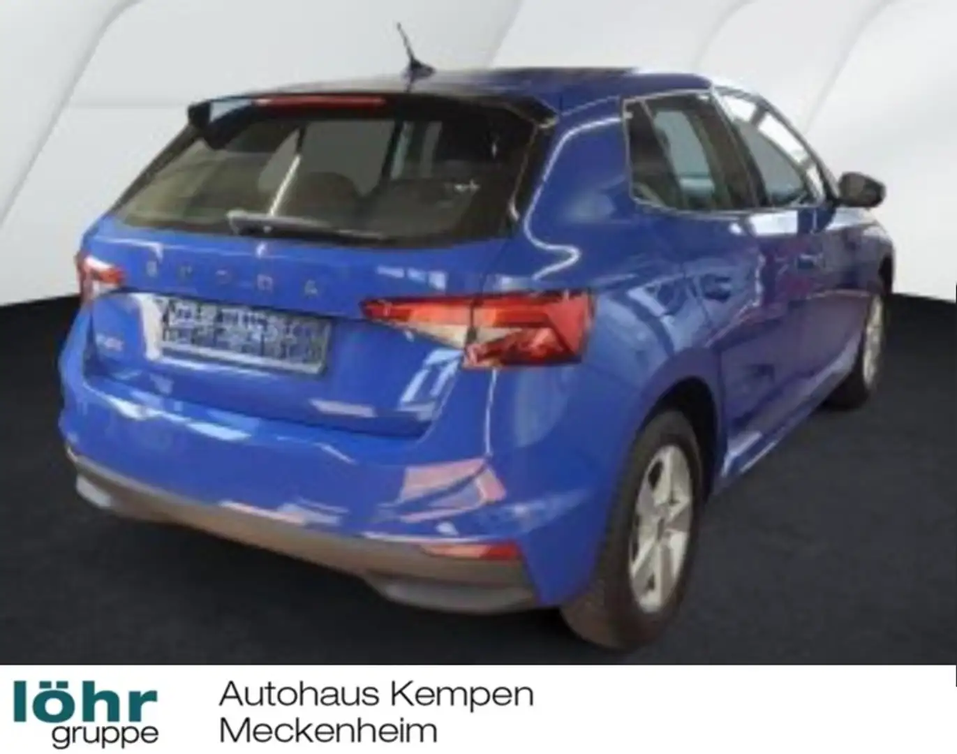 Skoda Fabia 1.0 TSI DSG Selection 15"LMF RFK+PDC Klima LED ... Blau - 2