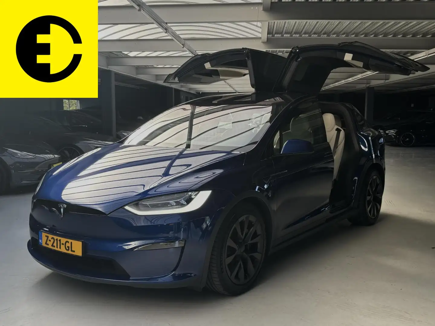 Tesla Model X Dual Motor AWDrive 6p. 100 kWh | Warmtepomp | Sche Blau - 2