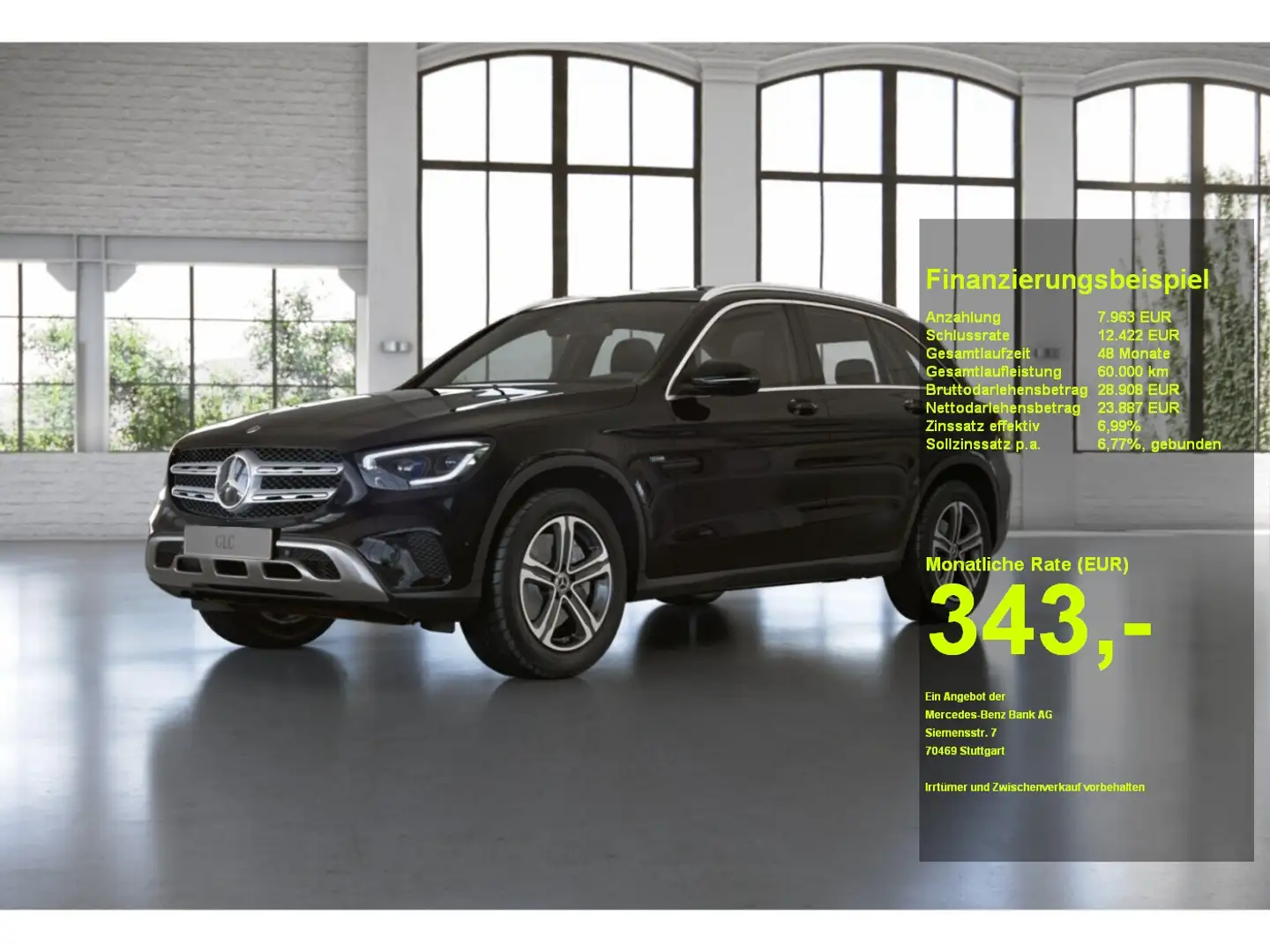 Mercedes-Benz GLC 300 de 4M AHK MultiLED eHeck CarPlay Spur Noir - 1