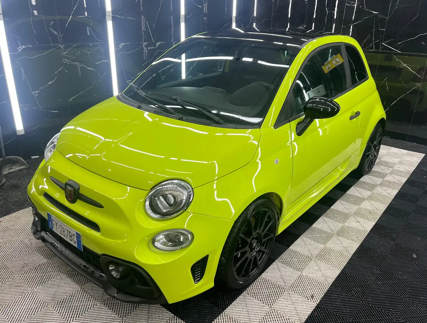 Abarth 595 Competizione competizione SABELT Verde - 1