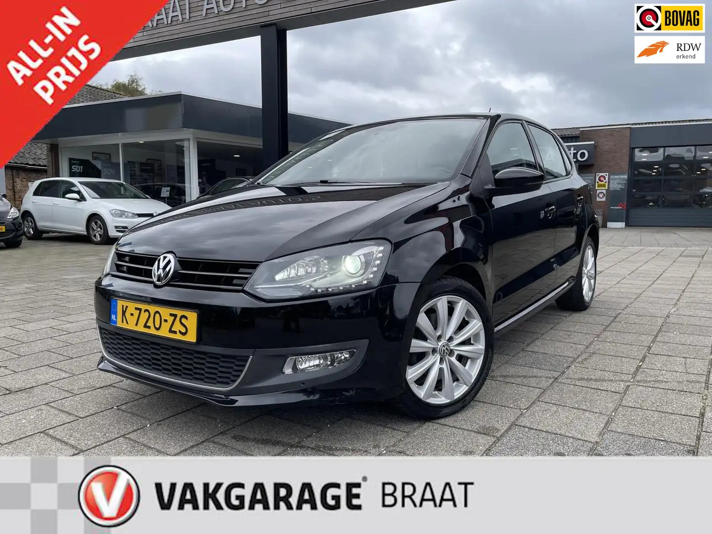 Volkswagen Polo 1.2 TSI l AIRCO l ELEK. RAMEN l RIJKLAAR! Nero - 1