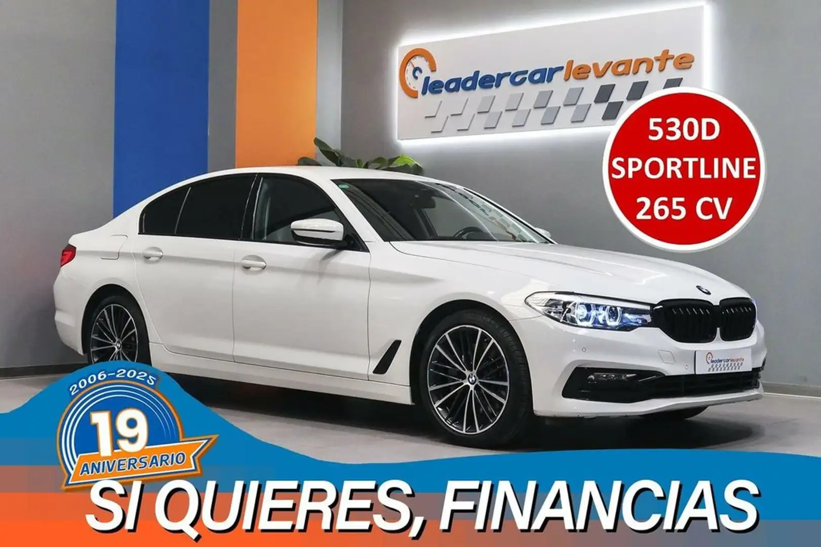 BMW 530 D SPORT LINE 265CV Blanco - 1